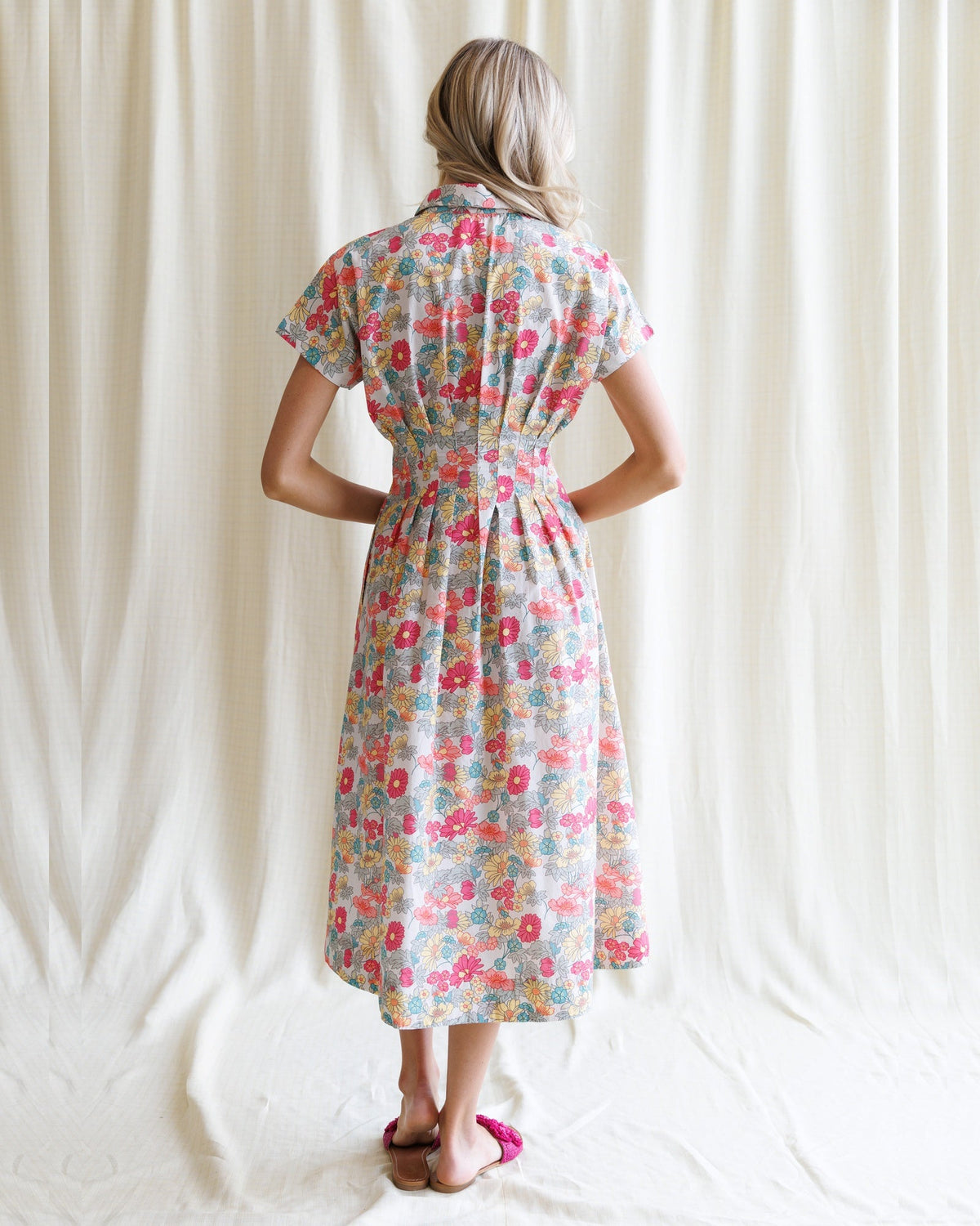 Pleated Shirtdress - Final Sale