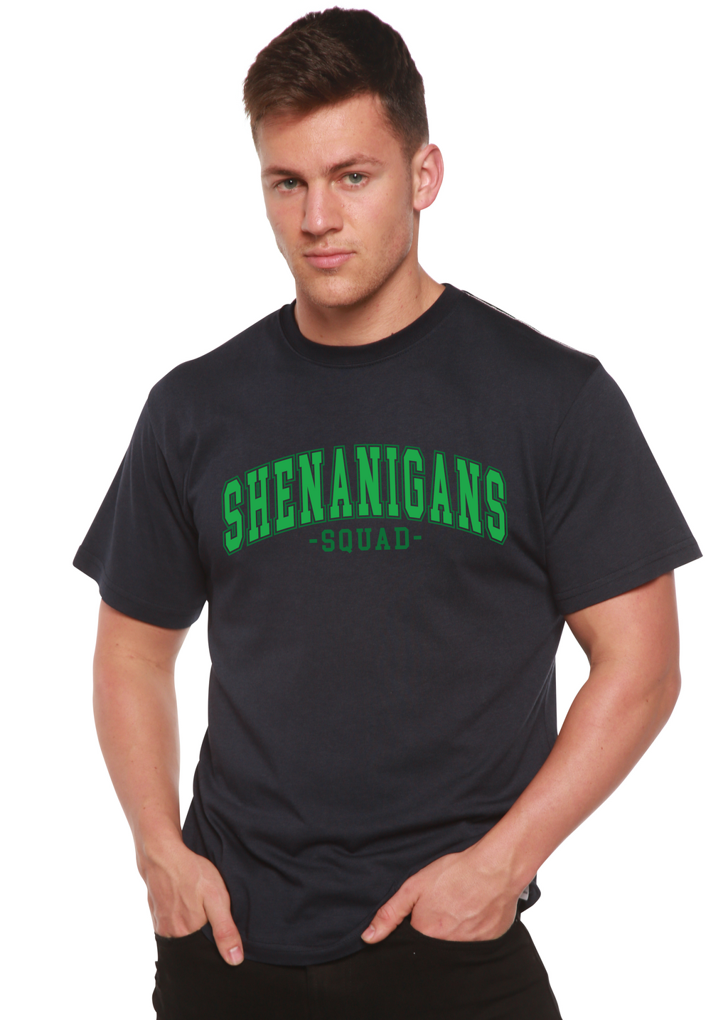 Shenanigans Squad Unisex Bamboo/Cotton Graphic T-Shirt