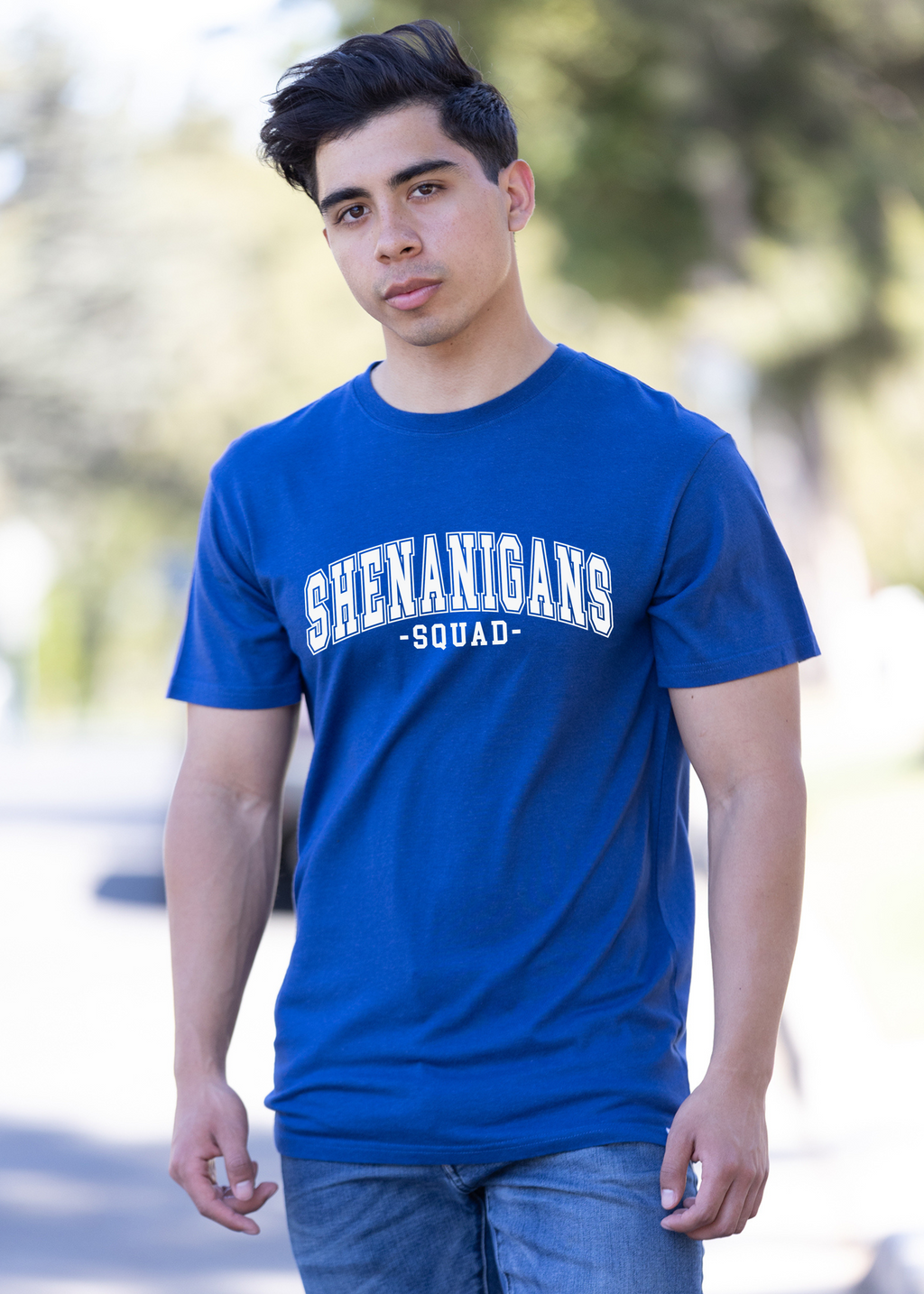 Shenanigans Squad Unisex Bamboo/Cotton Graphic T-Shirt