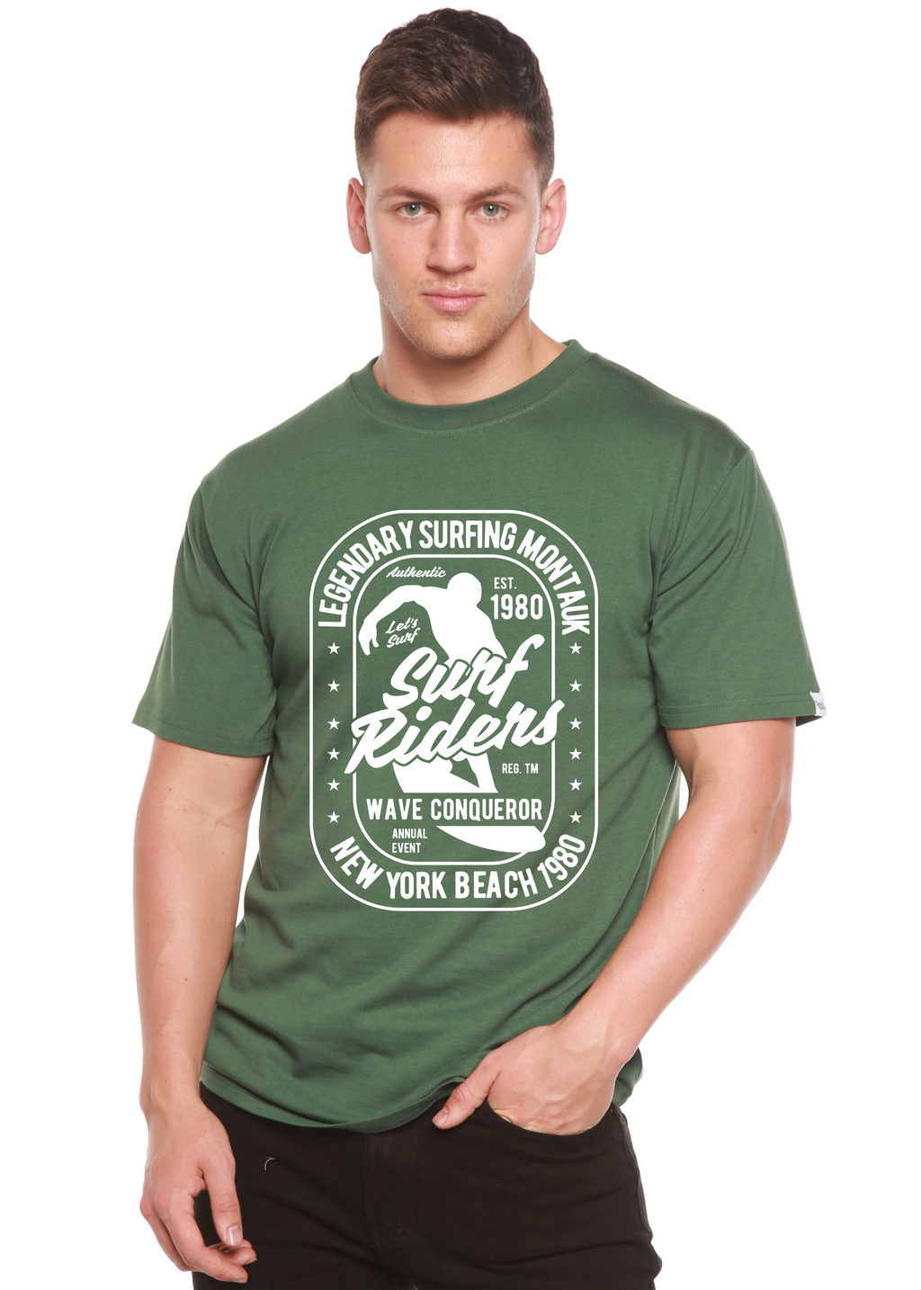Surf Rider Spun Bamboo® Men's Bamboo Viscose/Organic Cotton Short Sleeve Graphic T-Shirt