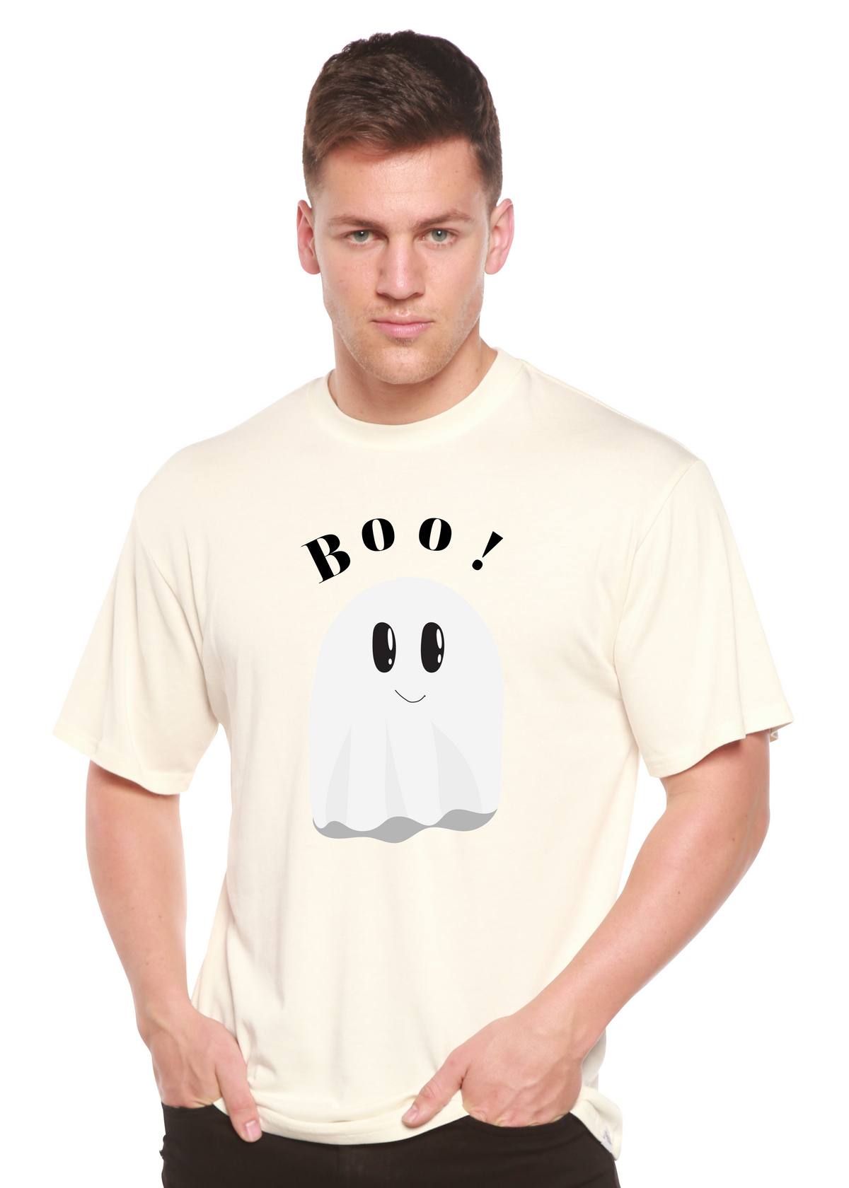 Boo Men's Bamboo Viscose/Organic Cotton Short Sleeve Graphic T-Shirt