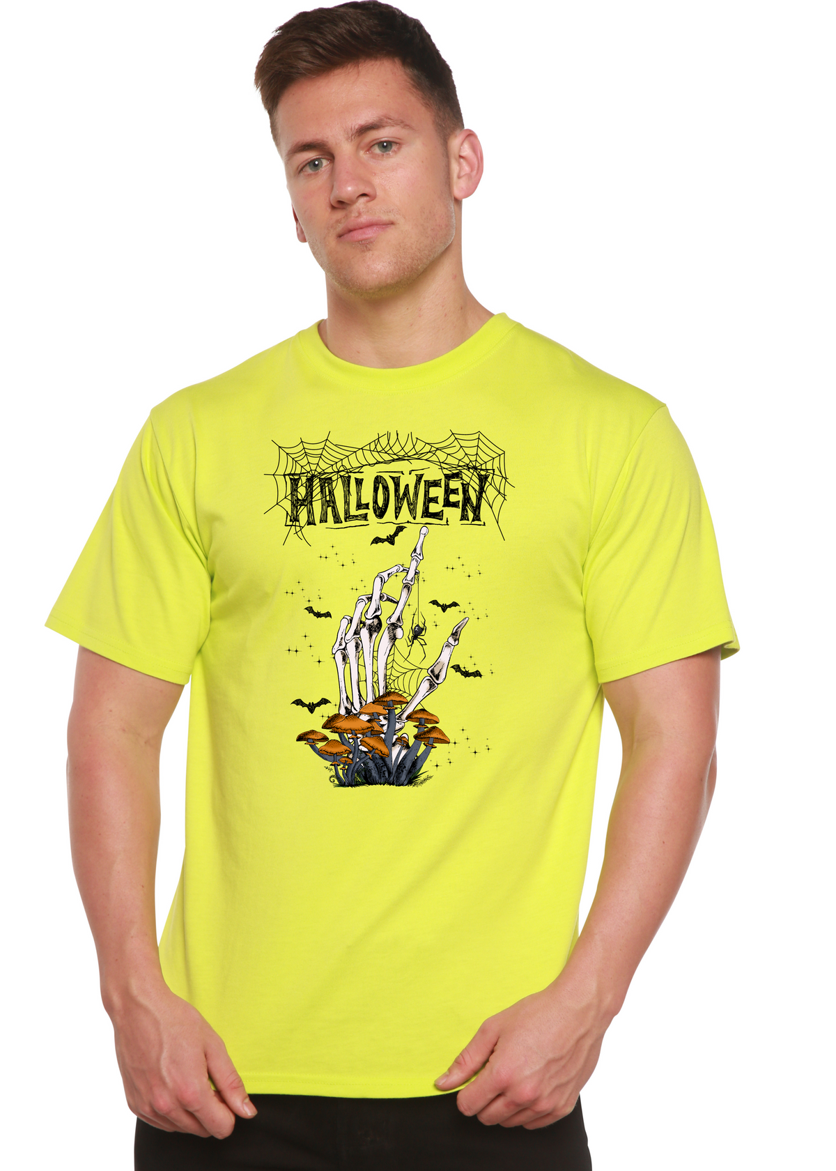 Halloween Men's Bamboo Viscose/Organic Cotton Short Sleeve Graphic T-Shirt