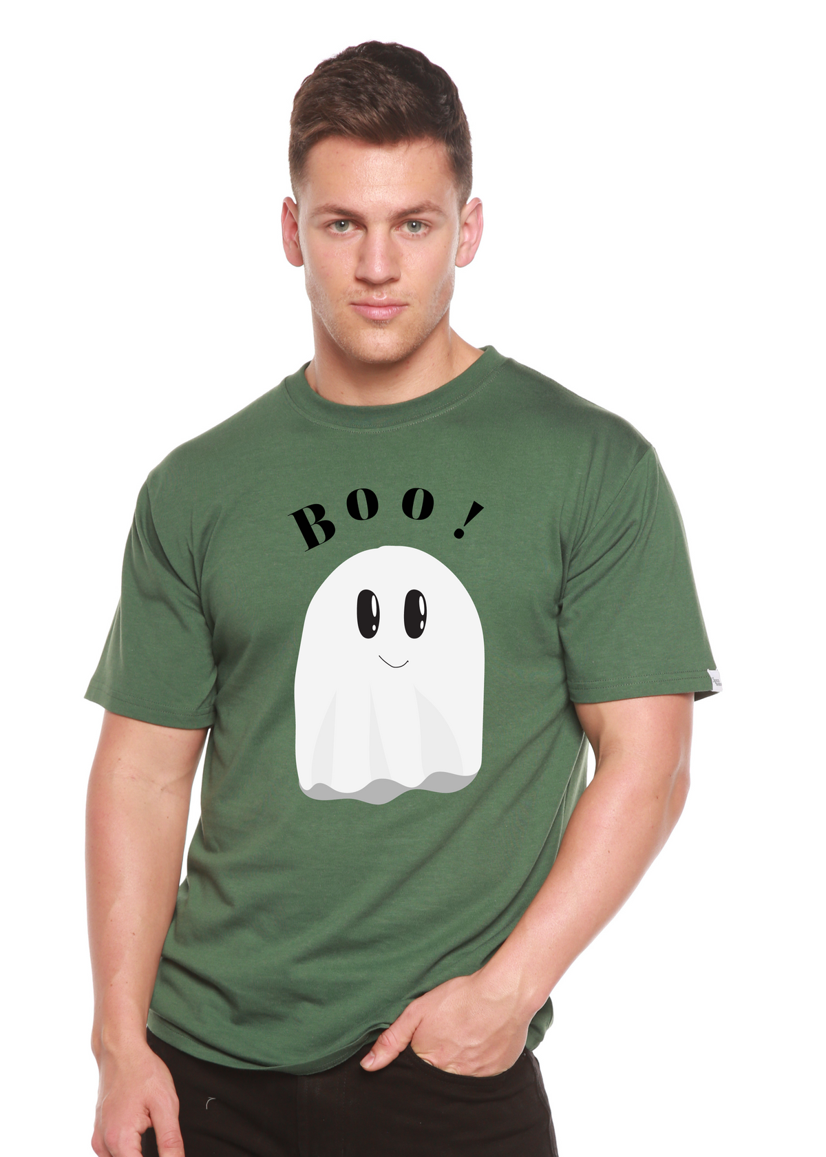 Boo Men's Bamboo Viscose/Organic Cotton Short Sleeve Graphic T-Shirt