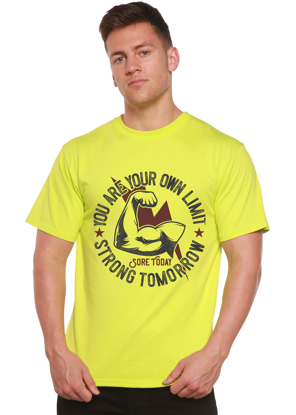 Strong Tomorrow Men's Bamboo Viscose/Organic Cotton Short Sleeve Graphic T-Shirt
