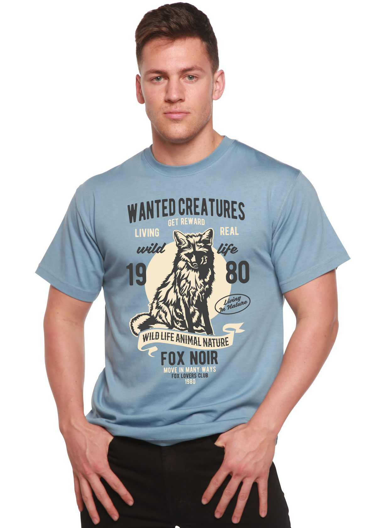 Wanted Creature Spun Bamboo® Men's Bamboo Viscose/Organic Cotton Short Sleeve Graphic T-Shirt