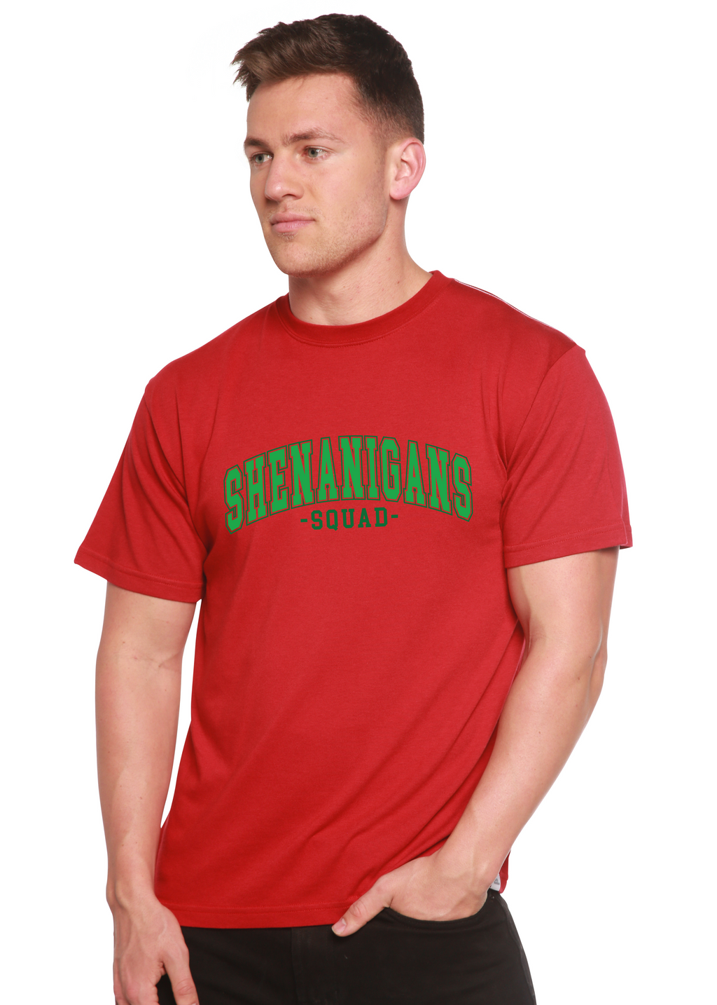Shenanigans Squad Unisex Bamboo/Cotton Graphic T-Shirt