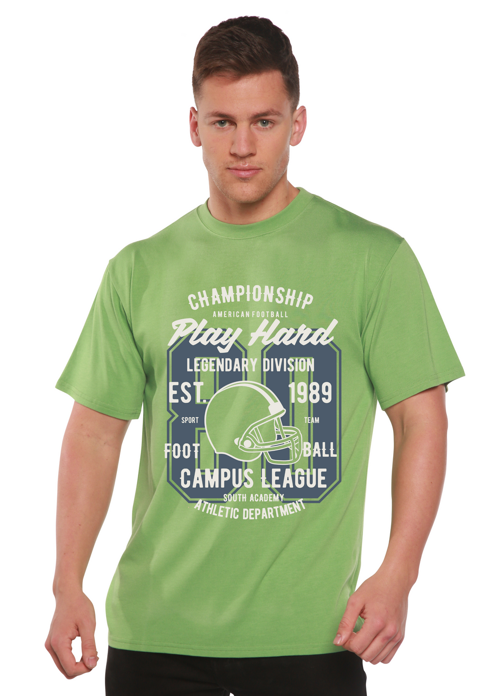Play Hard Spun Bamboo® Men's Bamboo Viscose/Organic Cotton Short Sleeve Graphic T-Shirt