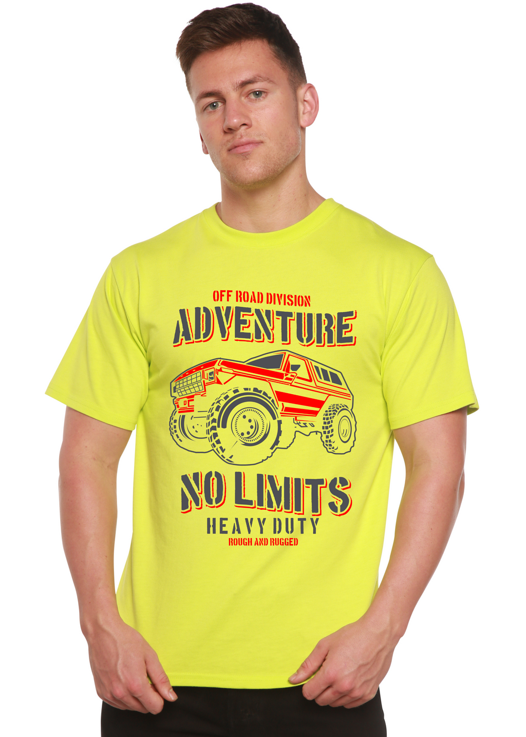 No Limits Spun Bamboo® Men's Bamboo Viscose/Organic Cotton Short Sleeve Graphic T-Shirt