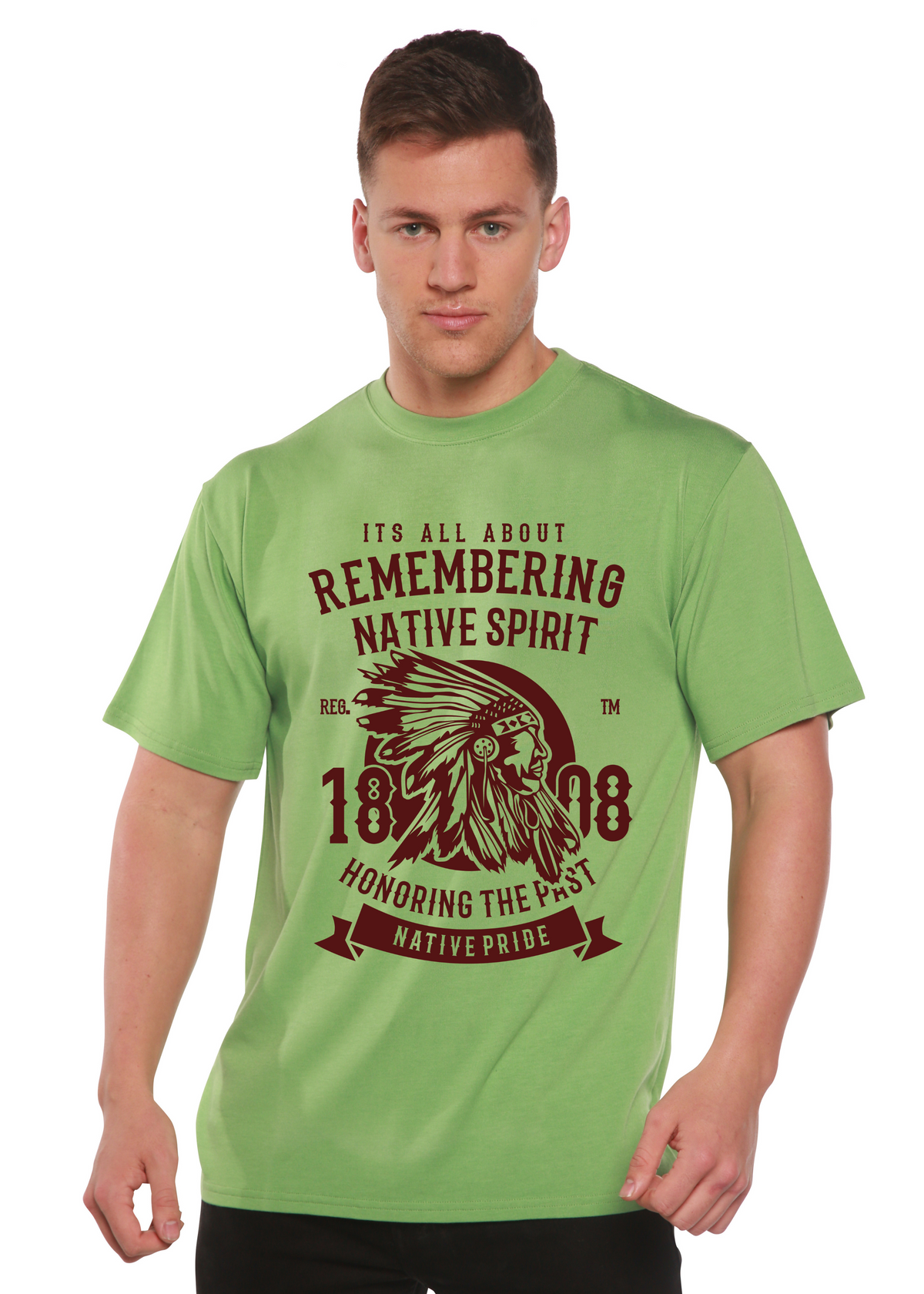 Remembering Spun Bamboo® Men's Bamboo Viscose/Organic Cotton Short Sleeve Graphic T-Shirt