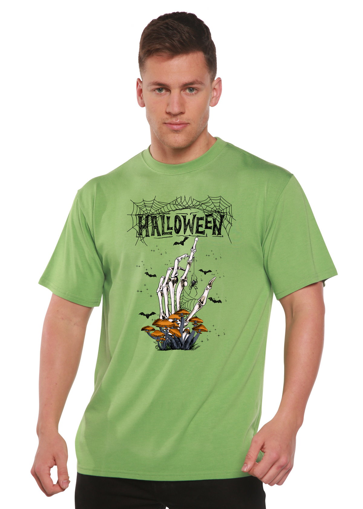 Halloween Men's Bamboo Viscose/Organic Cotton Short Sleeve Graphic T-Shirt