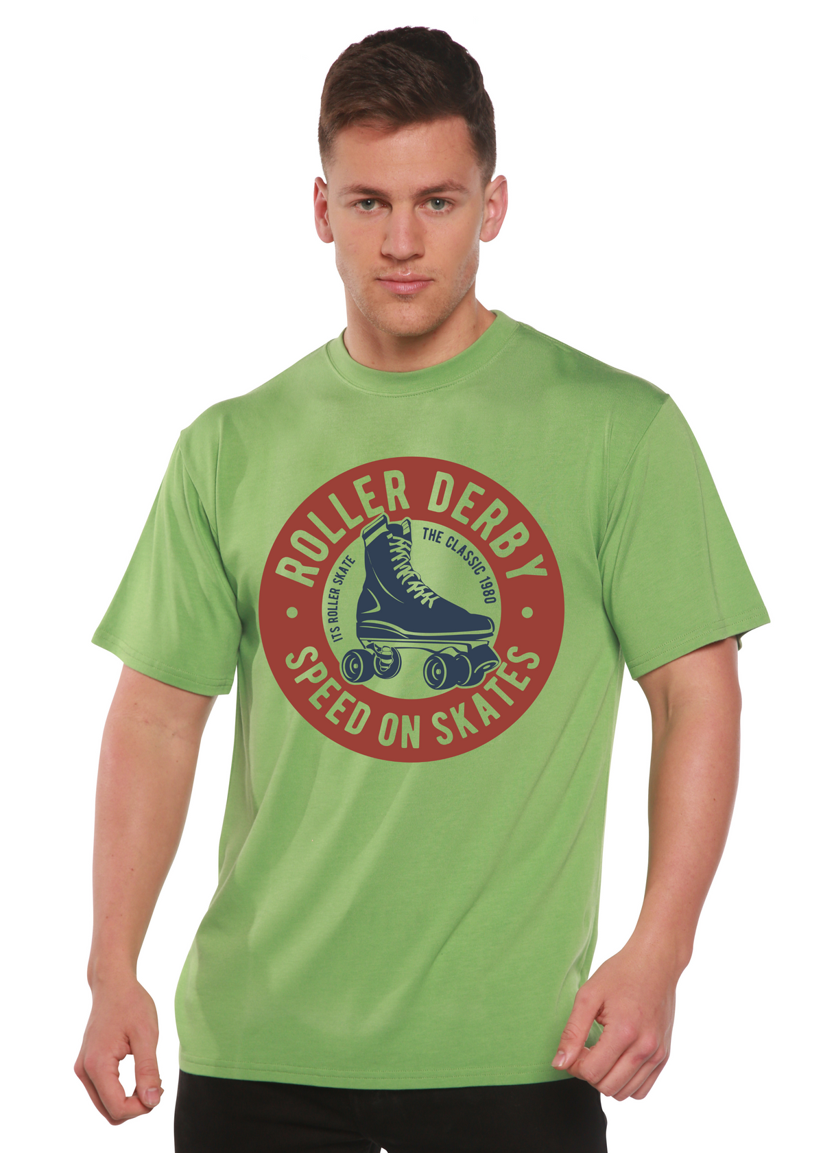 Roller Derby Spun Bamboo® Men's Bamboo Viscose/Organic Cotton Short Sleeve Graphic T-Shirt
