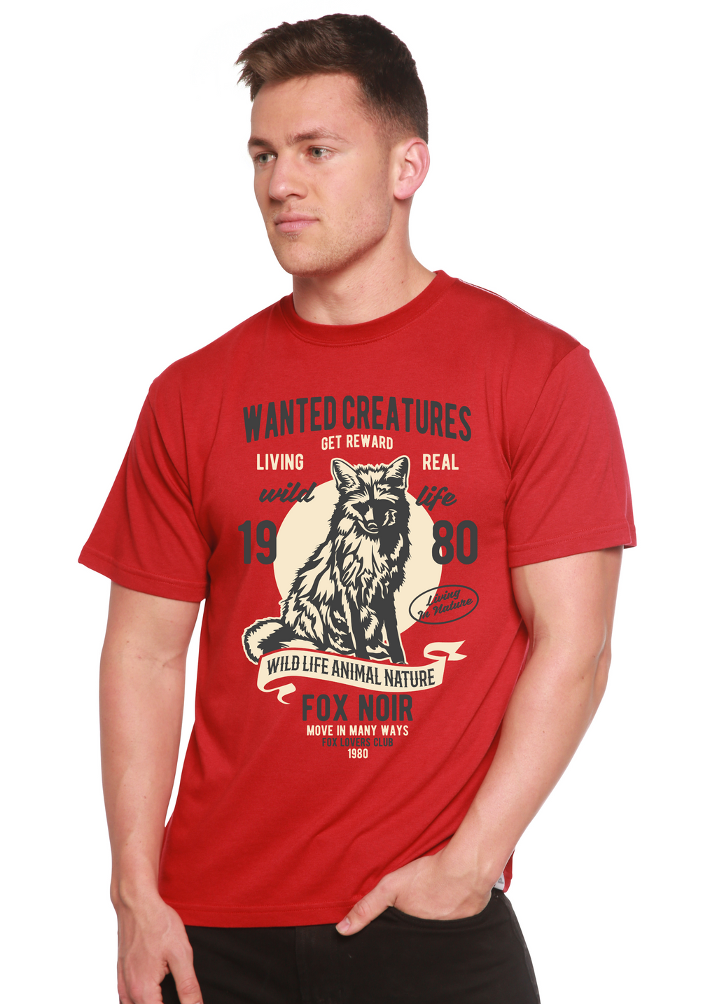 Wanted Creature Spun Bamboo® Men's Bamboo Viscose/Organic Cotton Short Sleeve Graphic T-Shirt