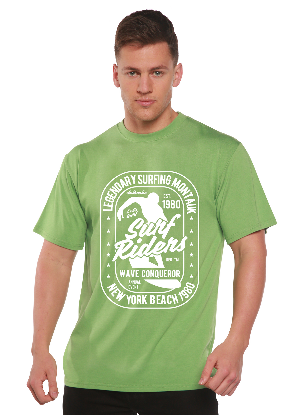 Surf Rider Spun Bamboo® Men's Bamboo Viscose/Organic Cotton Short Sleeve Graphic T-Shirt
