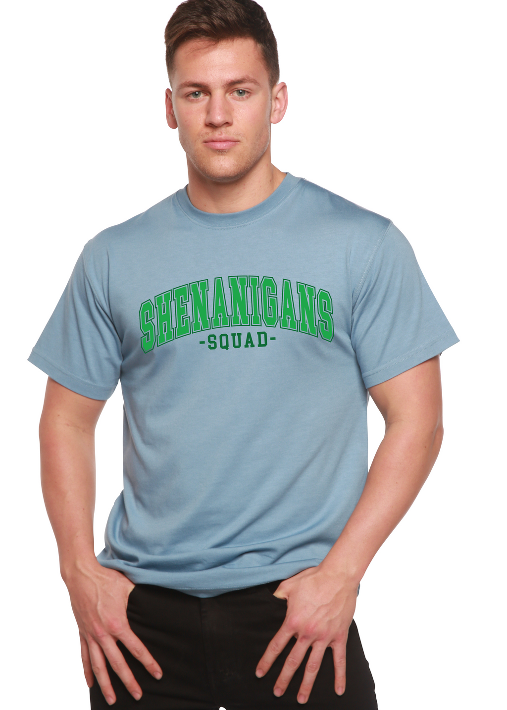 Shenanigans Squad Unisex Bamboo/Cotton Graphic T-Shirt