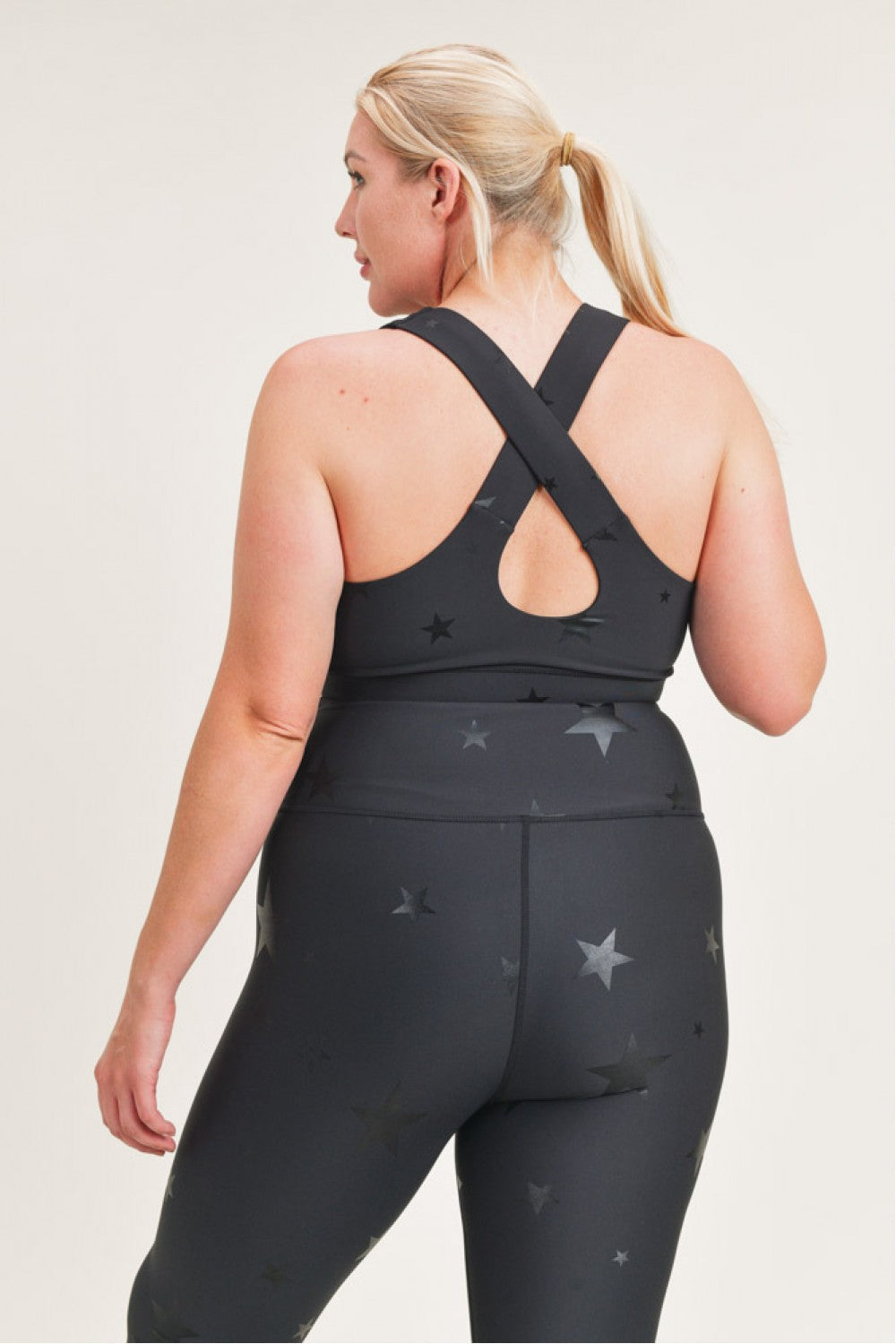Starlight Star Foil Sports Bra
