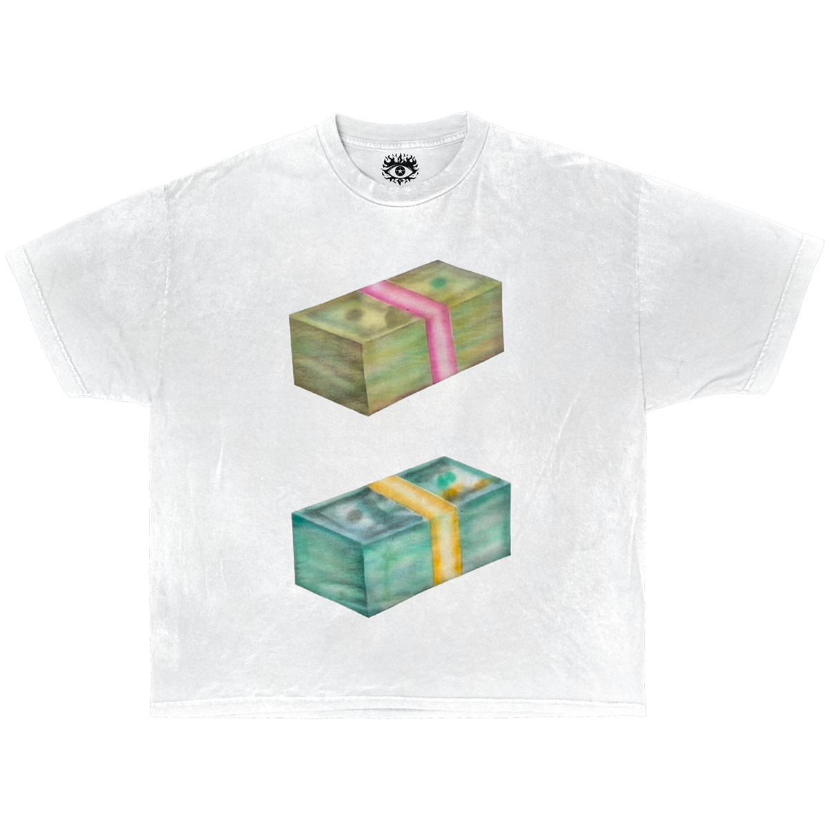 Money Streetwear Boxy Tee Cotton Boxy Fit 240 GSM Unisex Tee Premium