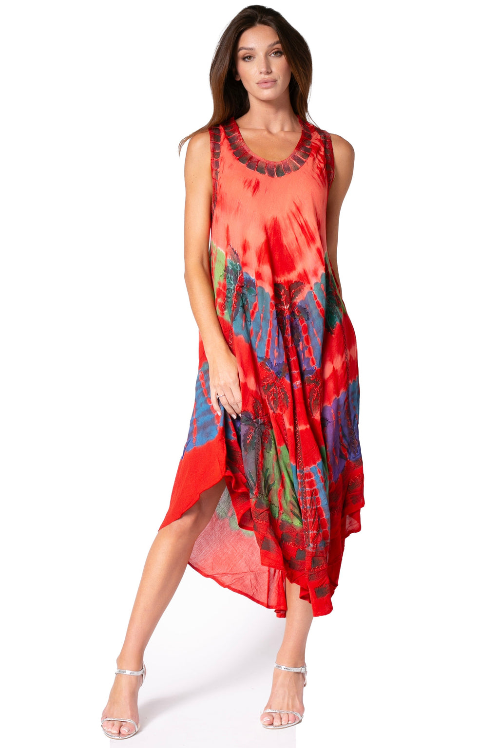 Sakkas Tasanee Caftan Tank Dress / Cover Up