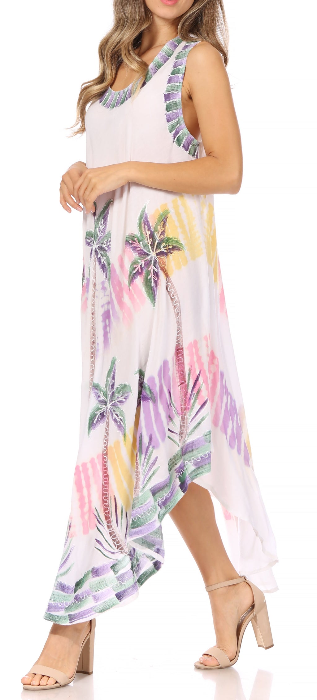 Sakkas Tasanee Caftan Tank Dress / Cover Up