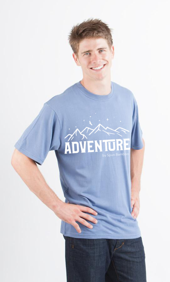 Adventure Printed Men's Bamboo Viscose/Organic Cotton Short Sleeve T-Shirt