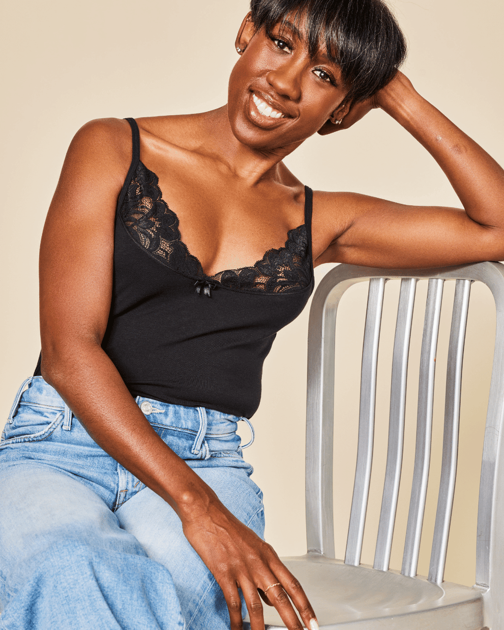 Luna Lace - Cotton Cami