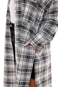 Oversized Long Plaid Shacket