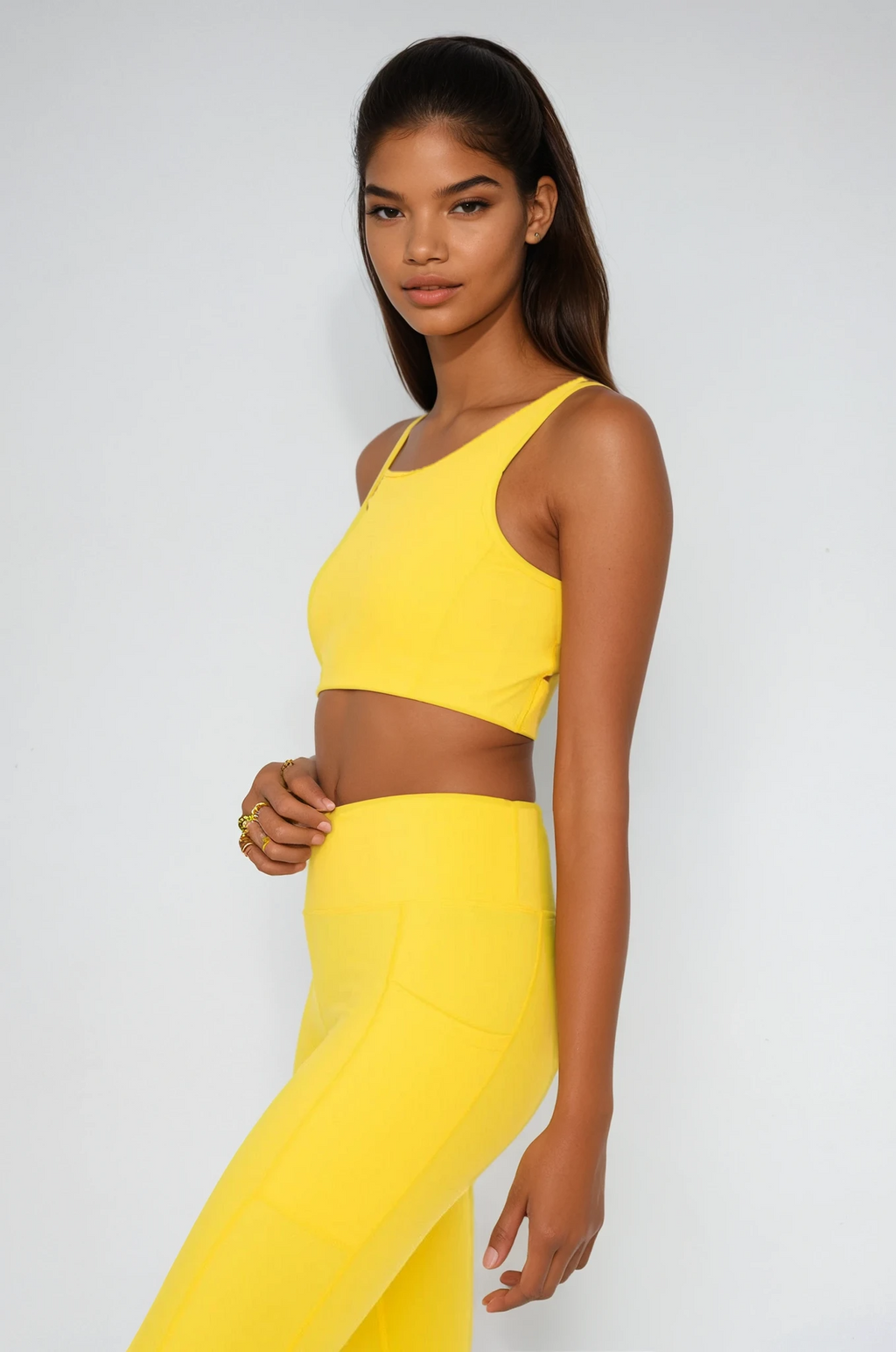 Cropped Leggings with Pockets