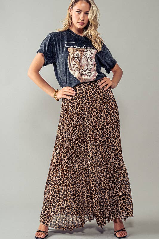 Fierce Flow Leopard Skirt