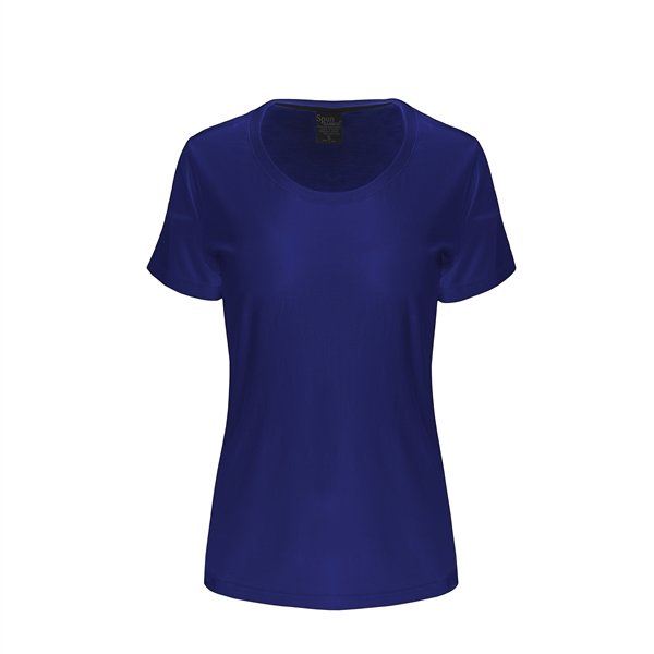 Custom Printed Women's Bamboo/Cotton Short Sleeve Scoop Neck Graphic T-Shirt