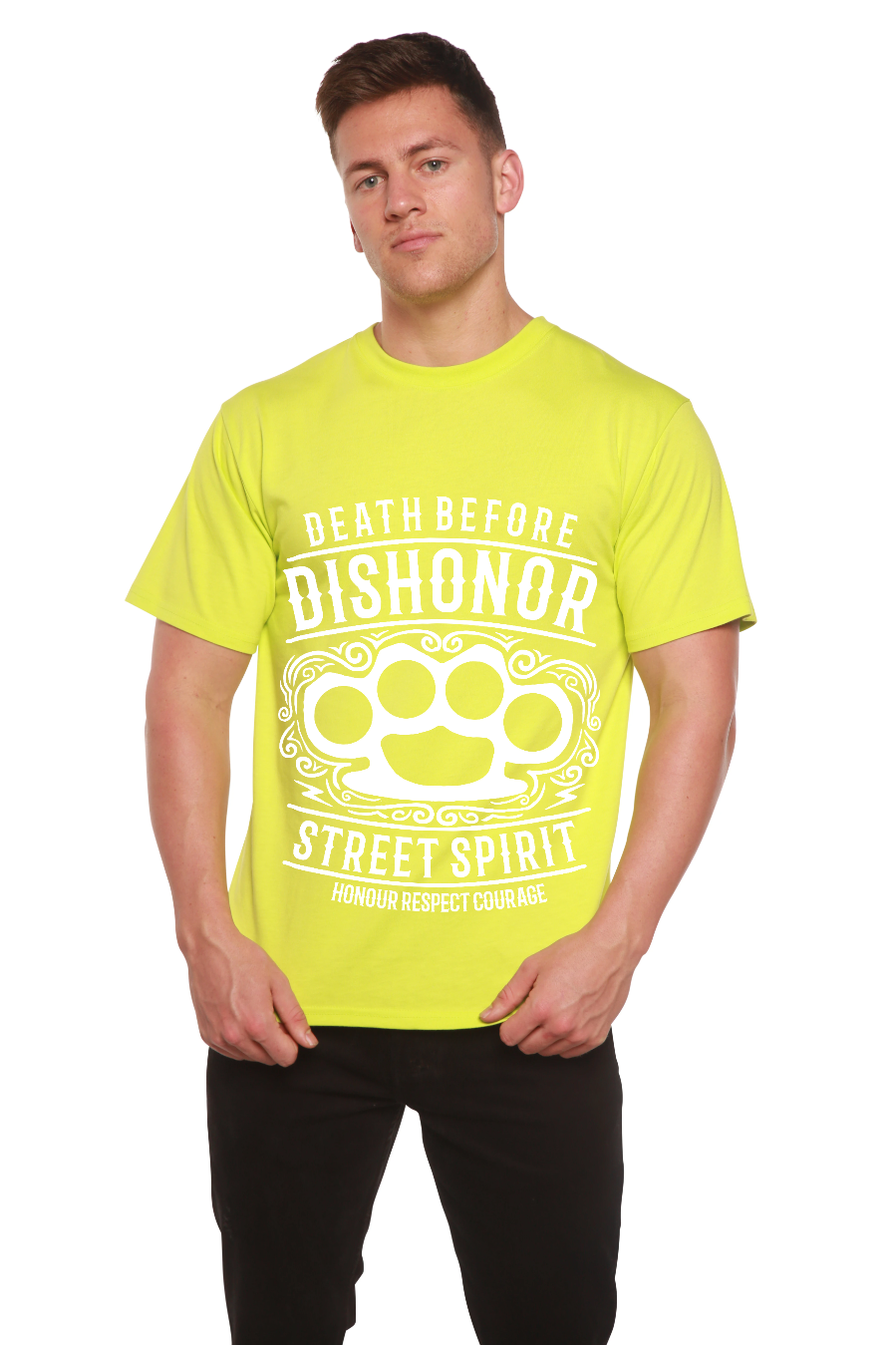 Death Before Men's Bamboo Viscose/Organic Cotton Short Sleeve Graphic T-Shirt