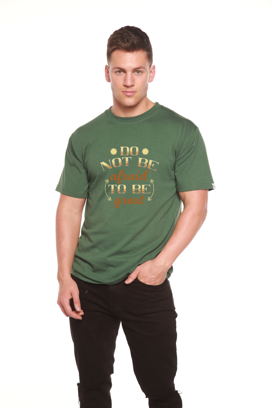 Do Not Be To Be Men's Bamboo Viscose/Organic Cotton Short Sleeve  Graphic T-Shirt