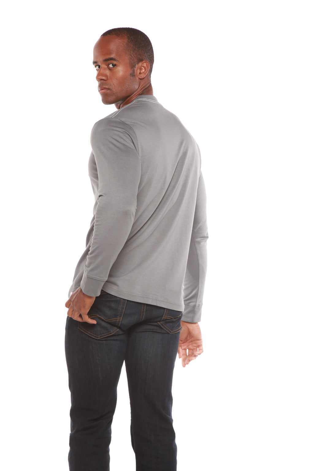 Men's Bamboo Viscose/Organic Cotton Long Sleeve T-Shirt