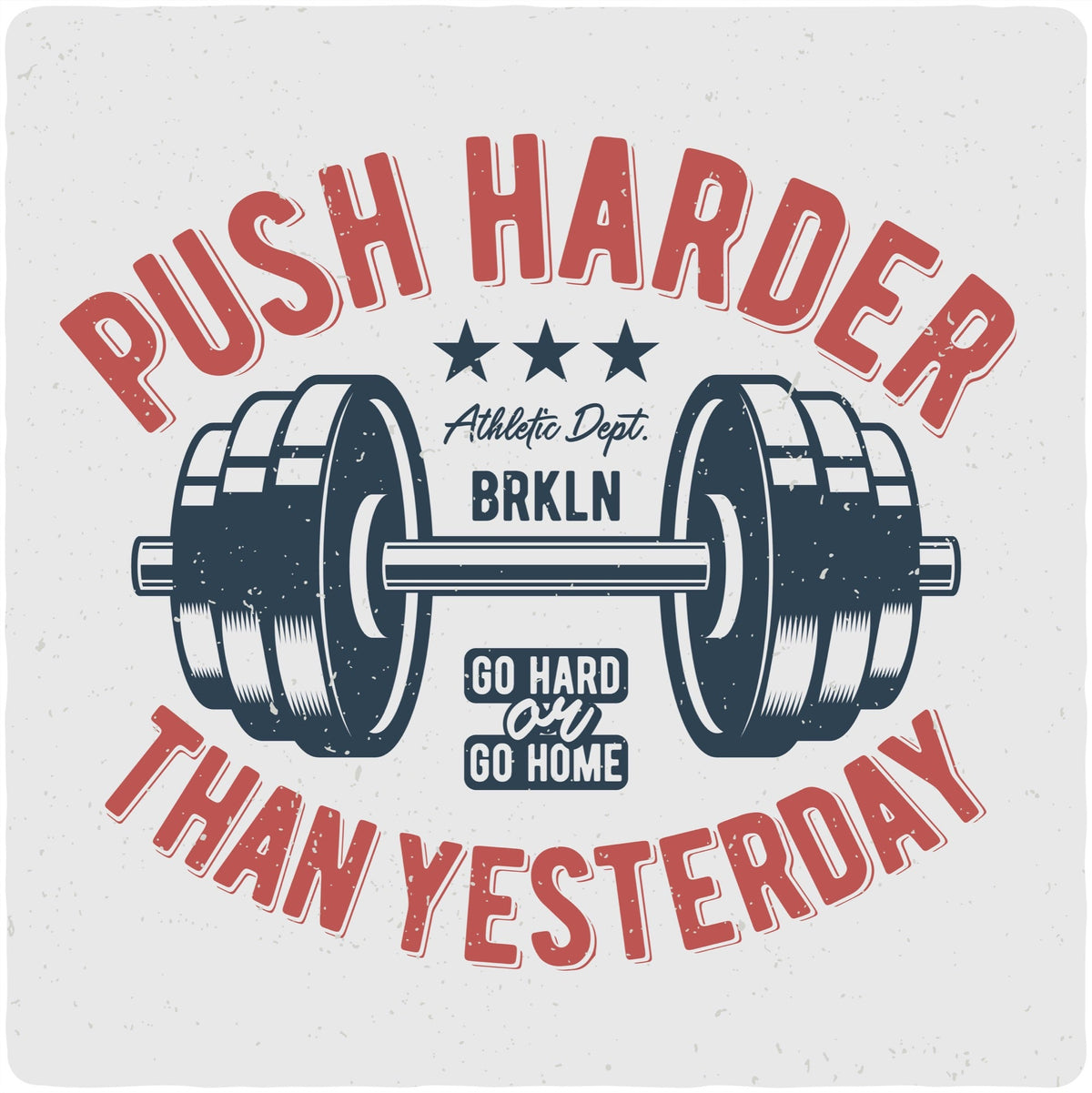 Push Harder Men's Bamboo Viscose/Organic Cotton Short Sleeve Graphic T-Shirt