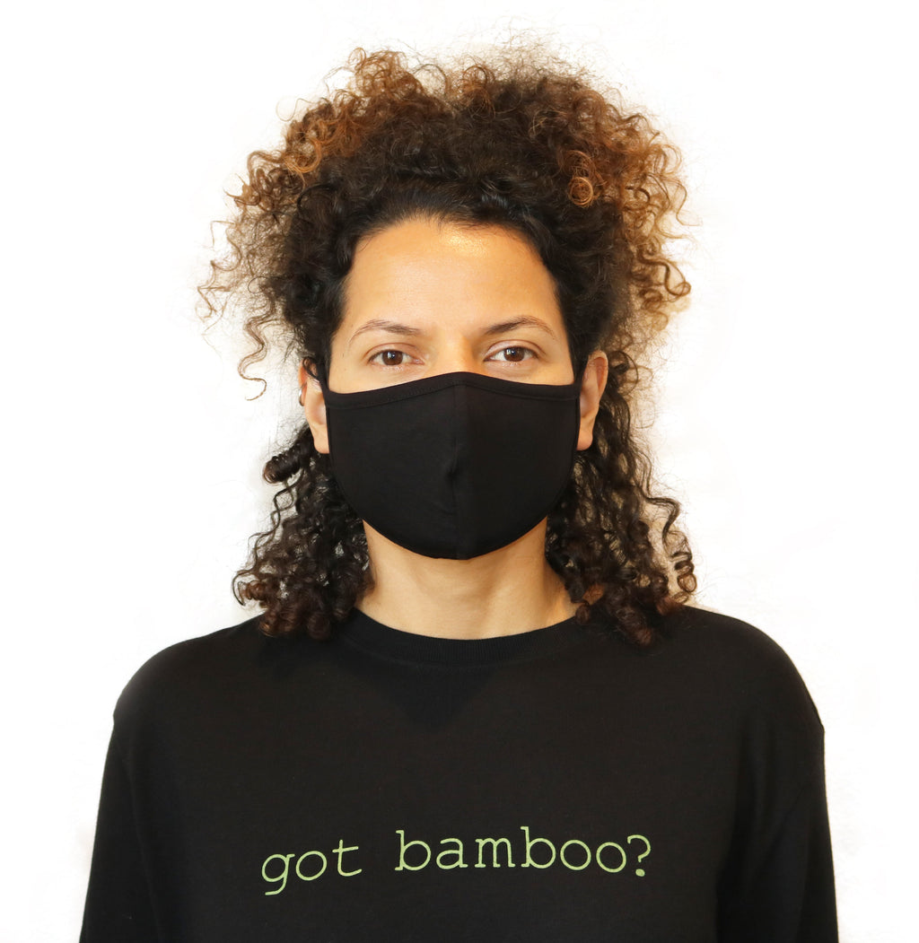 Spun Bamboo Breathable Face Mask - Natural, Silky Soft, Ultra Comfortable
