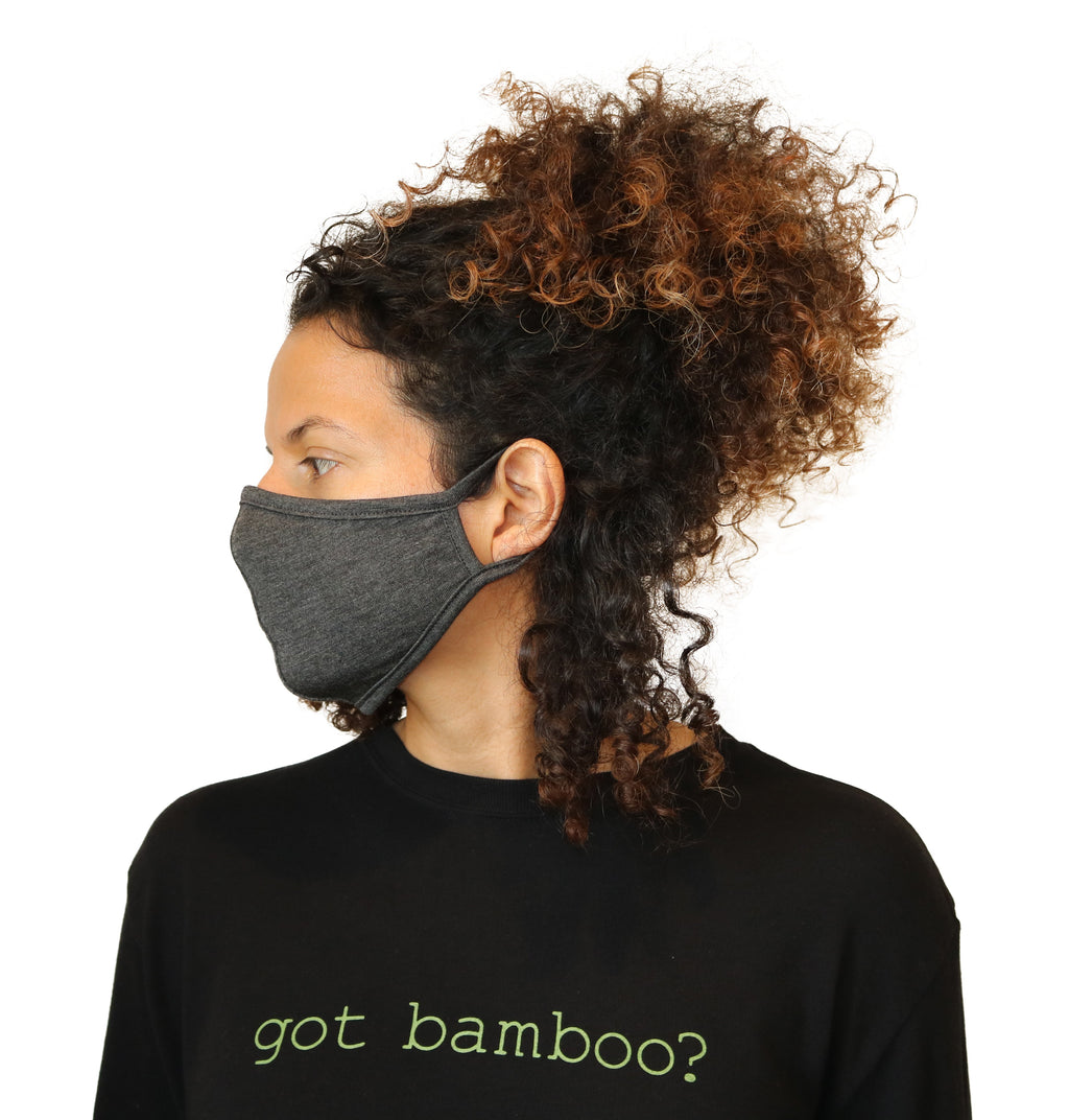 Spun Bamboo Breathable Face Mask - Natural, Silky Soft, Ultra Comfortable