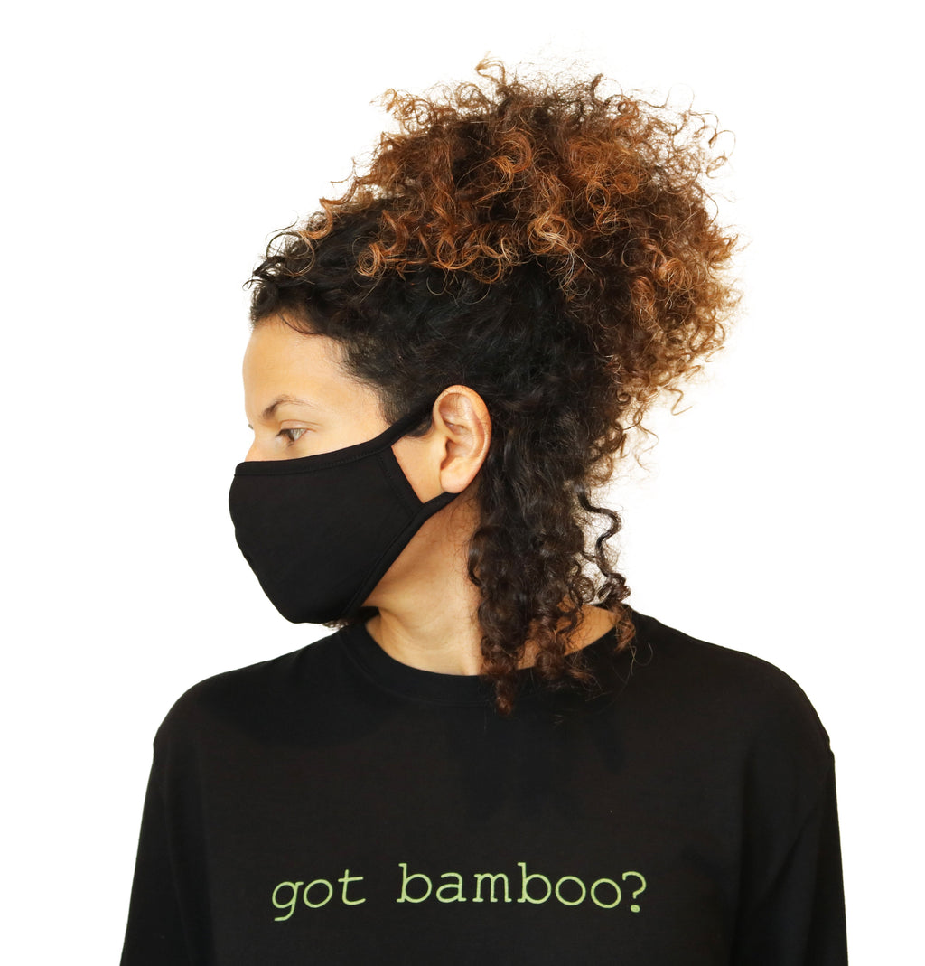 Spun Bamboo Breathable Face Mask - Natural, Silky Soft, Ultra Comfortable