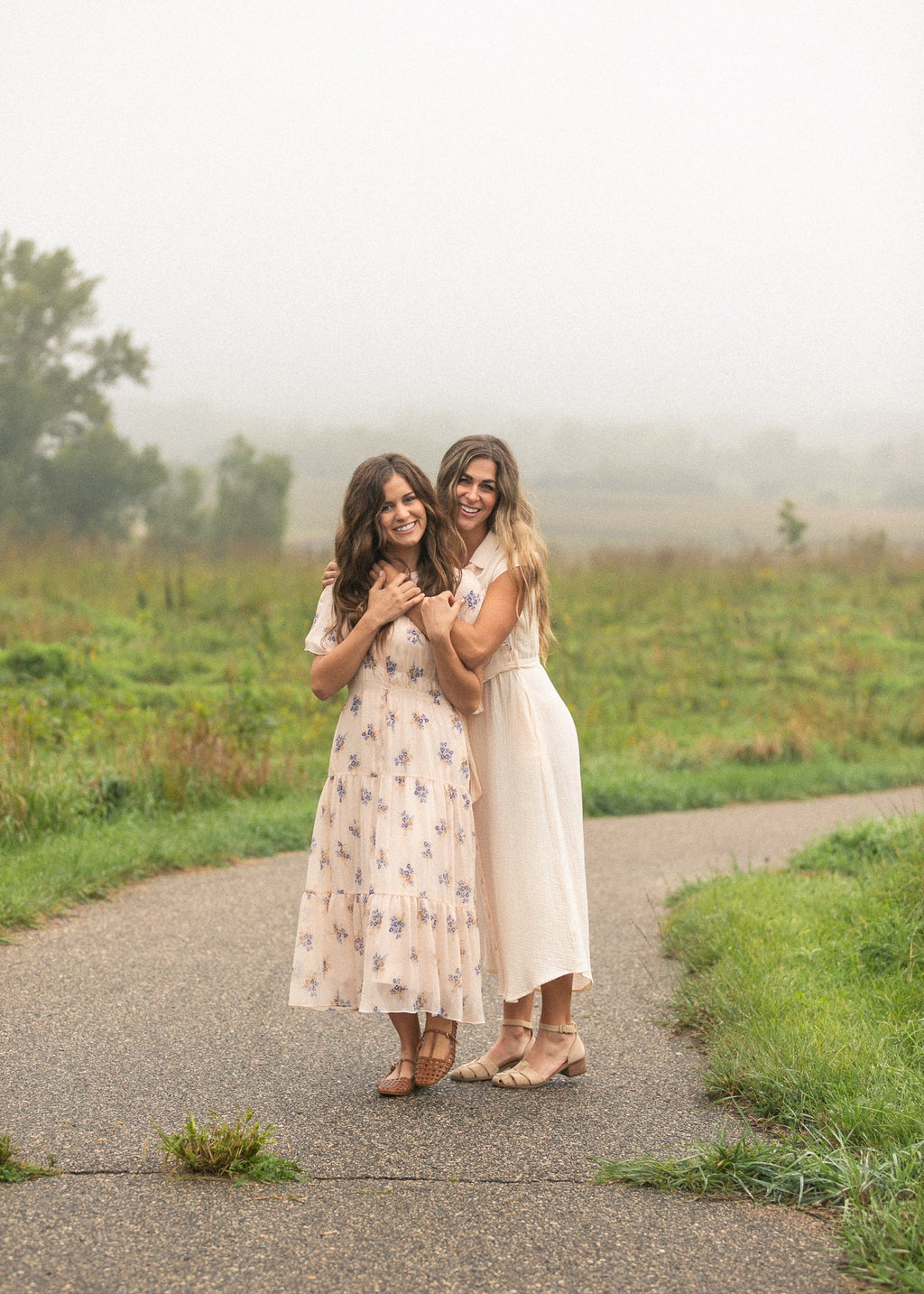 Willow Blush Pink Cotton Gauze Midi Dress