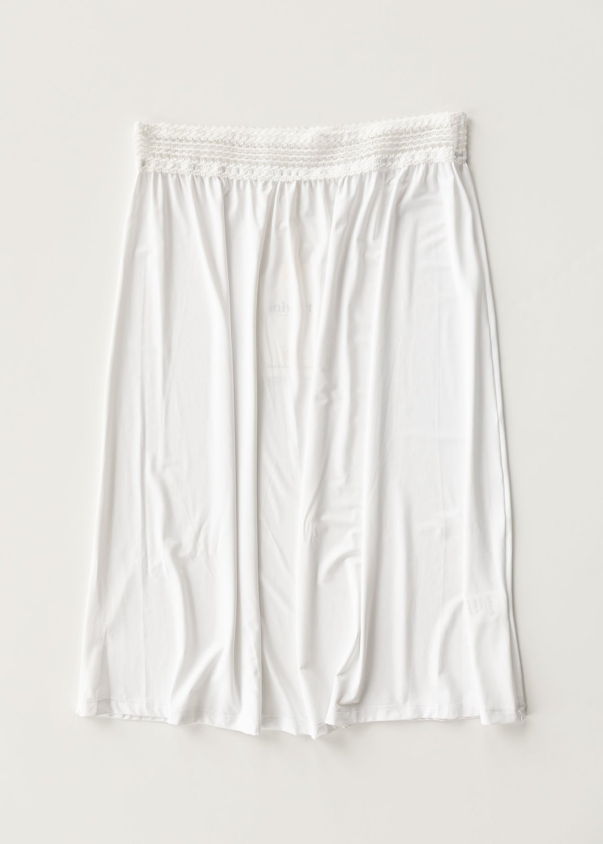 Women's White Half Slip